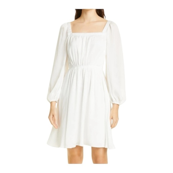Kobi Halperin Stavy Square Neck Dress in Ivory NWT - Picture 10 of 10